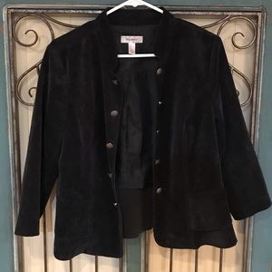 Dressbarn Navy Military-Style Jacket